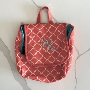 Initials, Inc. “R” embroidered makeup bag. Great condition!